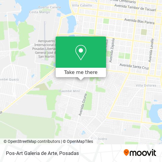 Mapa de Pos-Art Galeria de Arte
