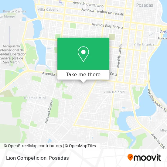 Lion Competicion map