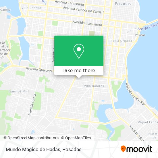 Mundo Mágico de Hadas map