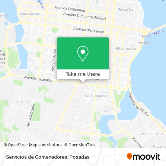 Servicios de Contenedores map