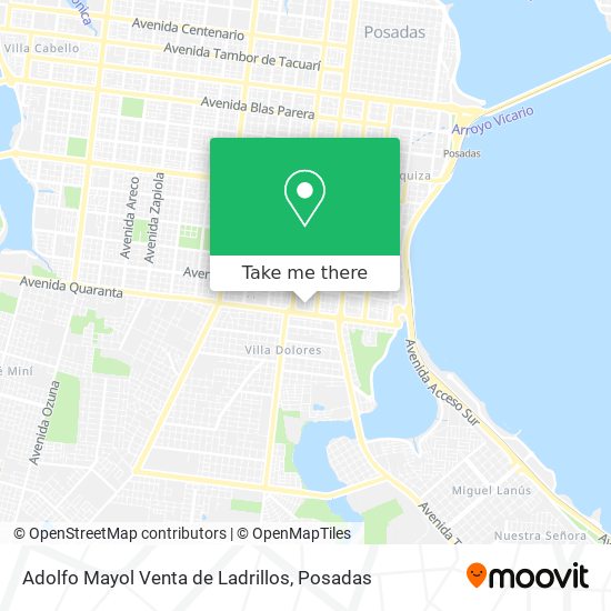 Adolfo Mayol Venta de Ladrillos map