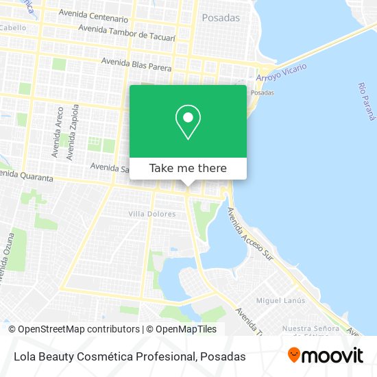 Mapa de Lola Beauty Cosmética Profesional