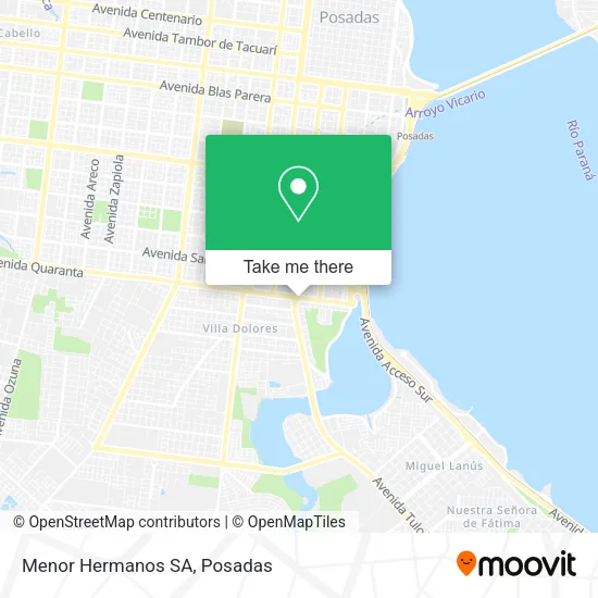Menor Hermanos SA map