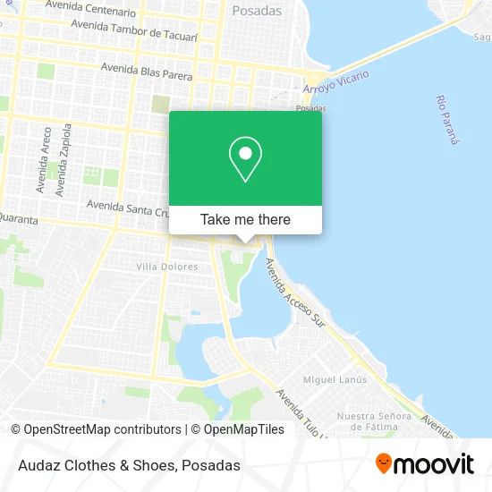 Audaz Clothes & Shoes map