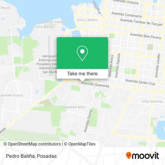 Pedro Baliña map