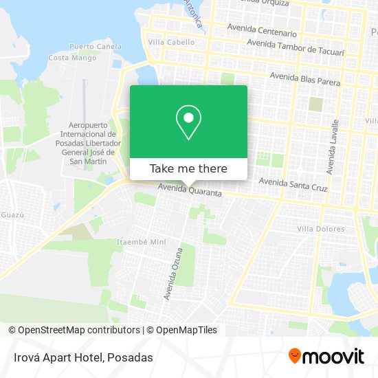 Irová Apart Hotel map