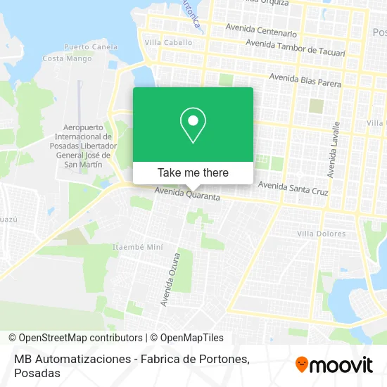 MB Automatizaciones - Fabrica de Portones map