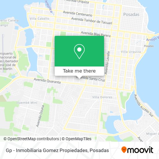 Gp - Inmobiliaria Gomez Propiedades map