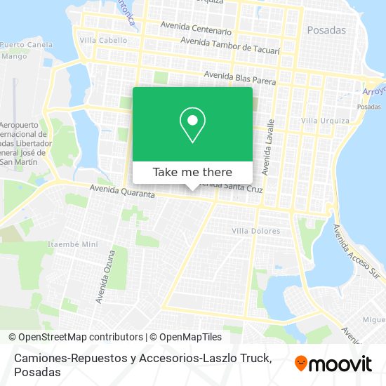 Camiones-Repuestos y Accesorios-Laszlo Truck map