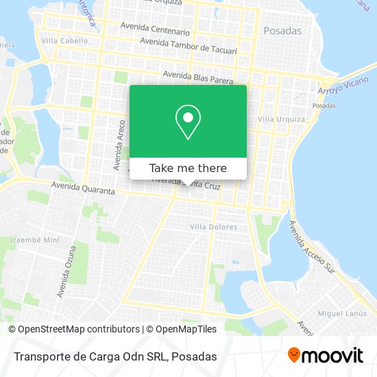 Transporte de Carga Odn SRL map