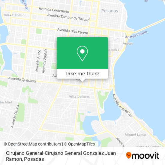 Mapa de Cirujano General-Cirujano General Gonzalez Juan Ramon