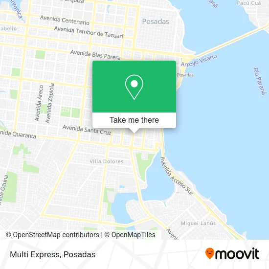 Multi Express map
