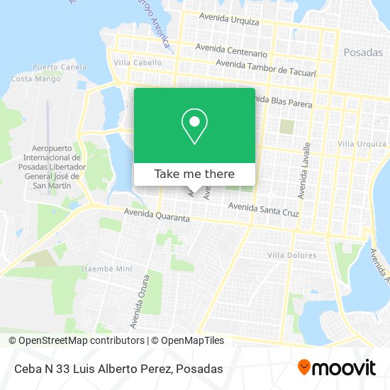 Ceba N 33 Luis Alberto Perez map