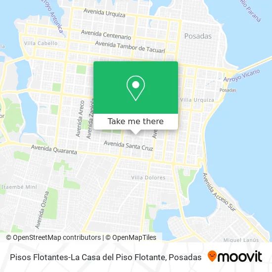 Mapa de Pisos Flotantes-La Casa del Piso Flotante