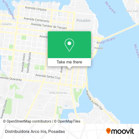 Distribuidora Arco Iris map