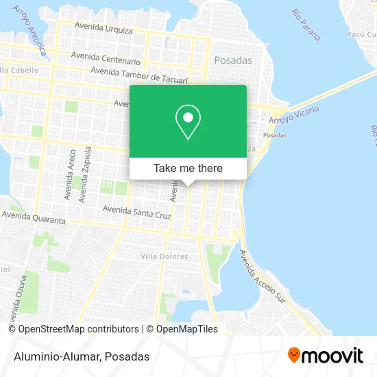 Aluminio-Alumar map