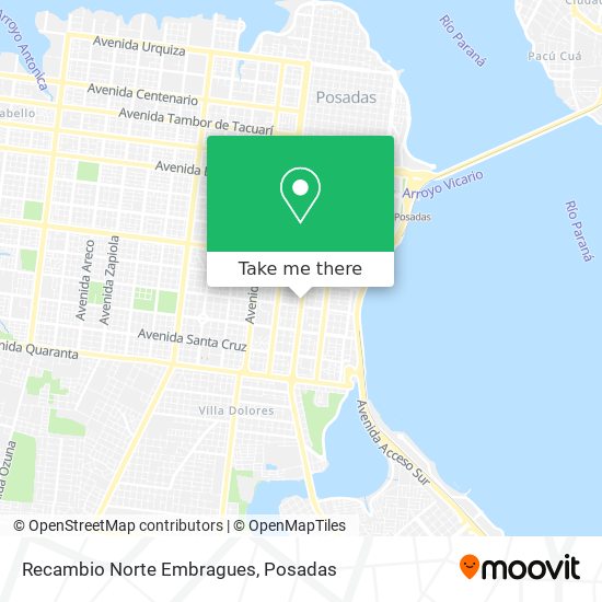Mapa de Recambio Norte Embragues