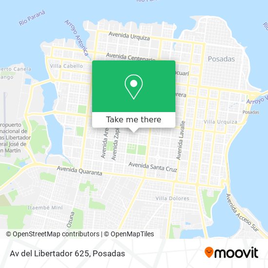 Mapa de Av del Libertador 625
