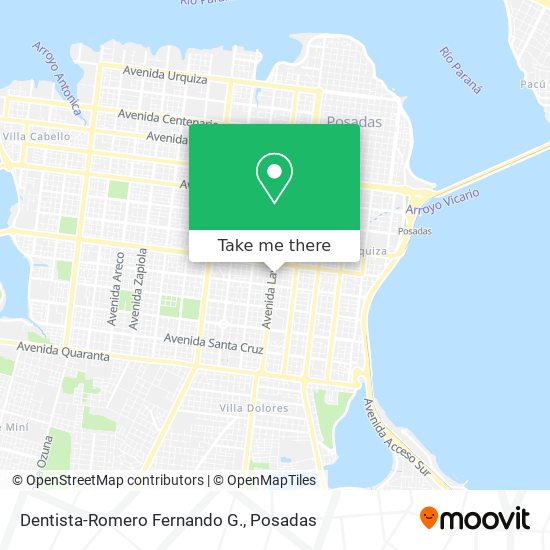 Mapa de Dentista-Romero Fernando G.