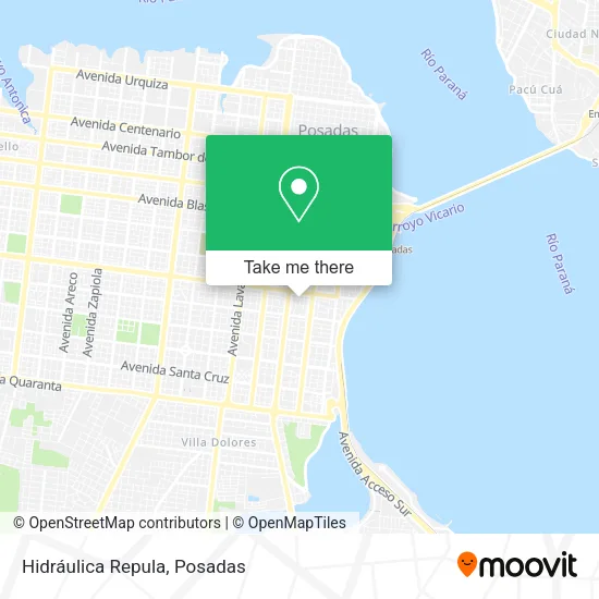 Hidráulica Repula map