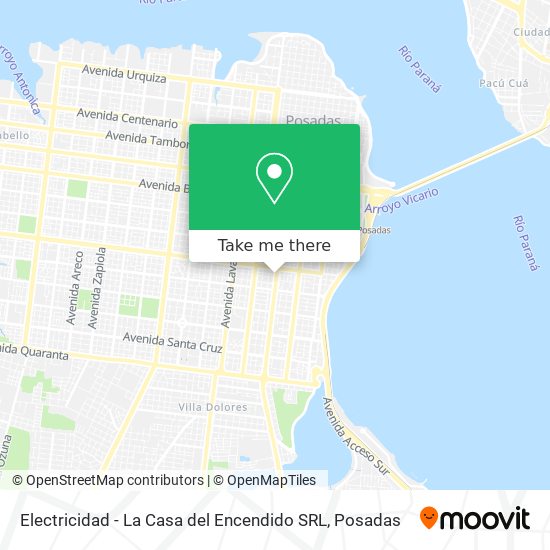 Electricidad - La Casa del Encendido SRL map