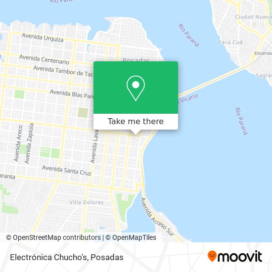 Electrónica Chucho's map