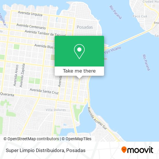 Mapa de Super Limpio Distribuidora