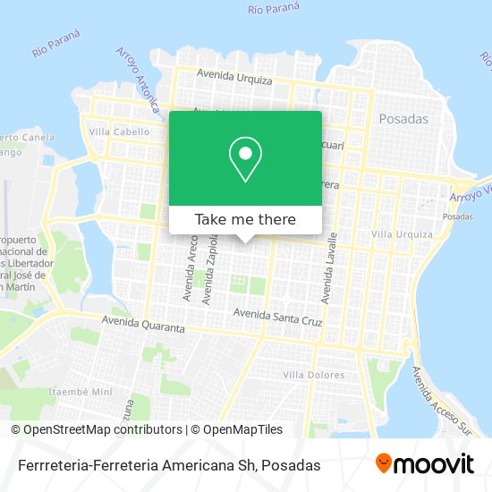 Ferrreteria-Ferreteria Americana Sh map