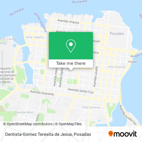 Mapa de Dentista-Gomez Teresita de Jesus