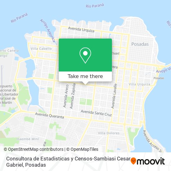 Consultora de Estadisticas y Censos-Sambiasi Cesar Gabriel map