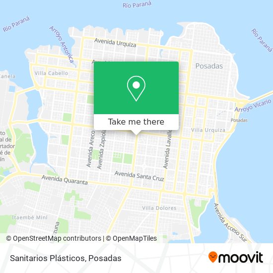 Mapa de Sanitarios Plásticos