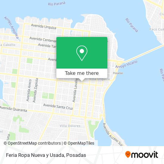 Feria Ropa Nueva y Usada map