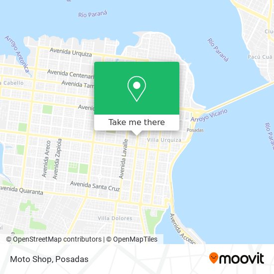 Moto Shop map