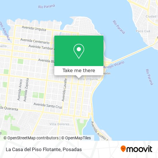 Mapa de La Casa del Piso Flotante