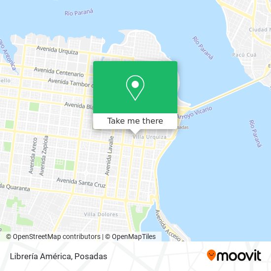 Librería América map