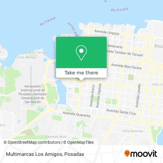 Multimarcas Los Amigos map