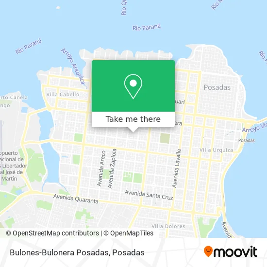 Bulones-Bulonera Posadas map