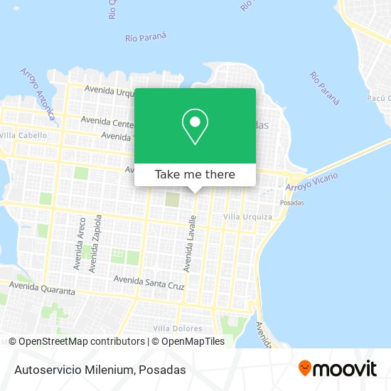 Mapa de Autoservicio Milenium