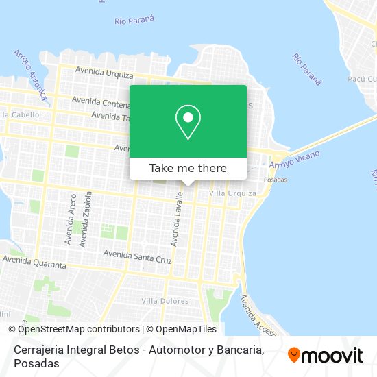 Cerrajeria Integral Betos - Automotor y Bancaria map