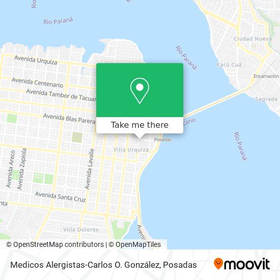 Medicos Alergistas-Carlos O. González map