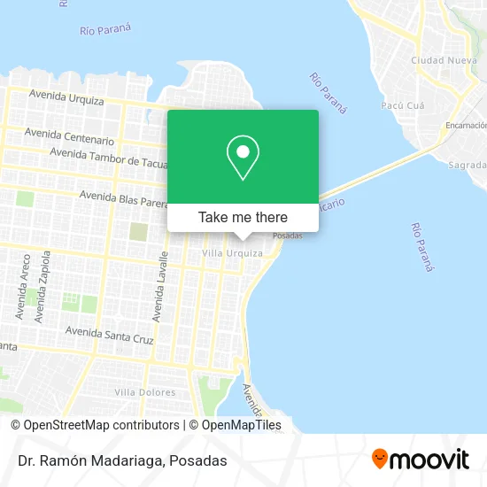 Dr. Ramón Madariaga map