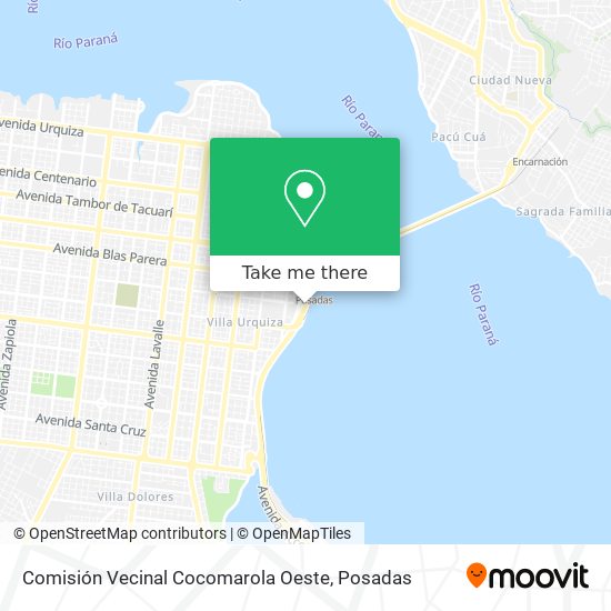 Comisión Vecinal Cocomarola Oeste map