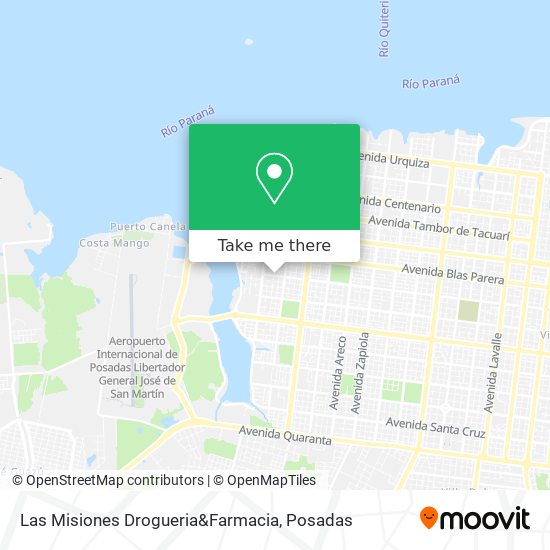 Mapa de Las Misiones Drogueria&Farmacia