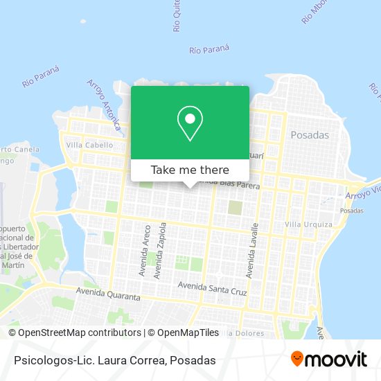 Psicologos-Lic. Laura Correa map