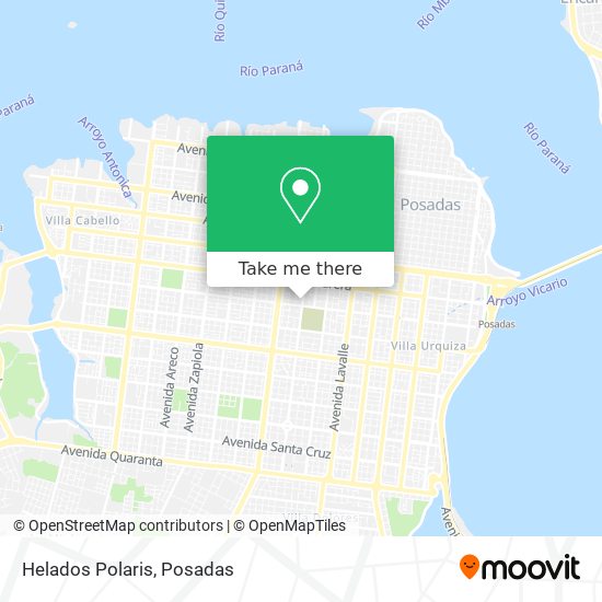 Mapa de Helados Polaris