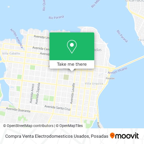 Compra Venta Electrodomesticos Usados map