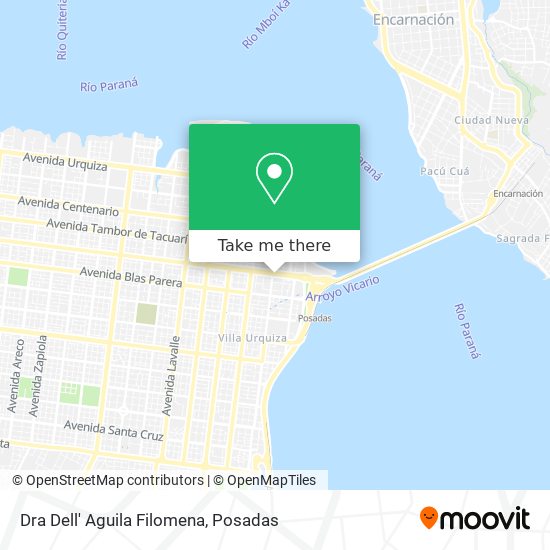Dra Dell' Aguila Filomena map
