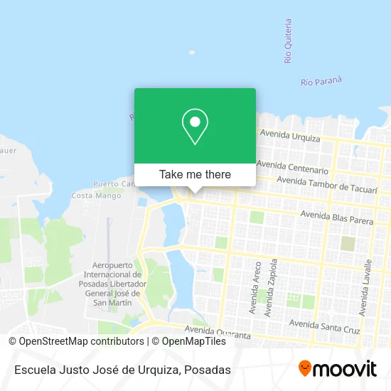 Escuela Justo José de Urquiza map
