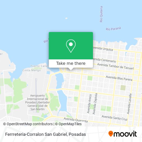 Ferrreteria-Corralon San Gabriel map