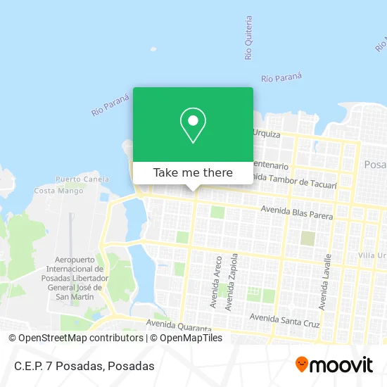 C.E.P. 7 Posadas map